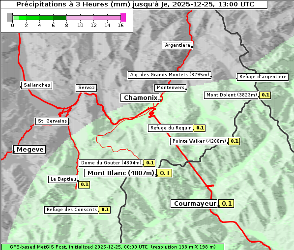 Niederschlag, 25. 12. 2025
