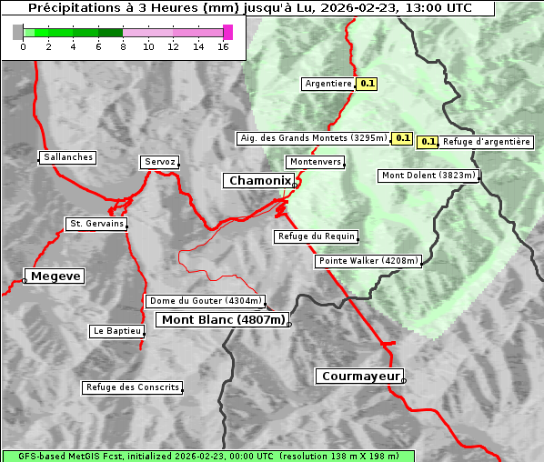 Niederschlag, 23. 2. 2026