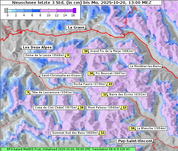Neuschnee, 20. 10. 2025