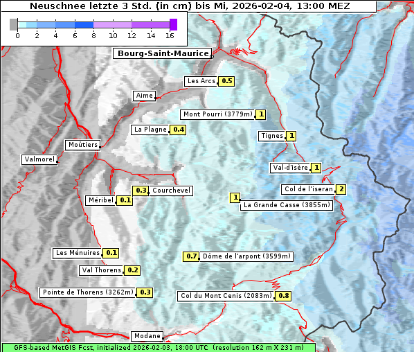 Neuschnee, 4. 2. 2026