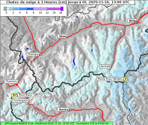 Neuschnee, 16. 11. 2025