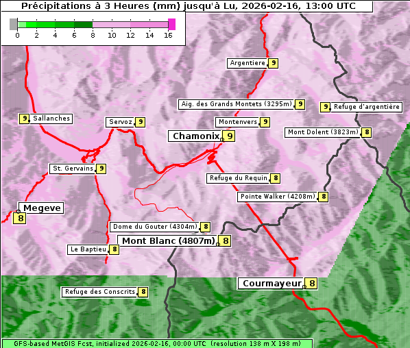 Niederschlag, 16. 2. 2026