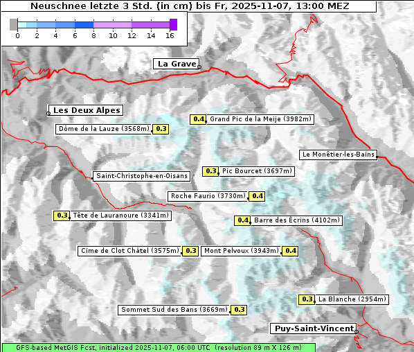 Neuschnee, 7. 11. 2025