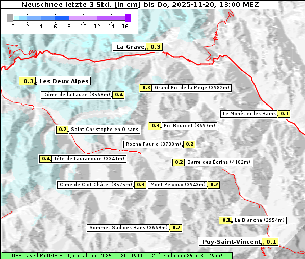 Neuschnee, 20. 11. 2025