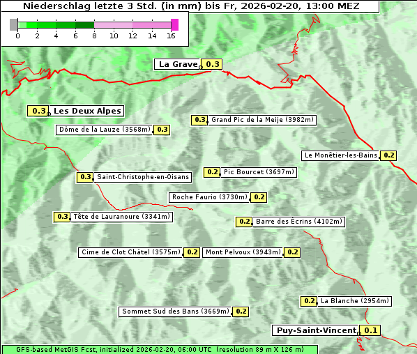 Niederschlag, 20. 2. 2026