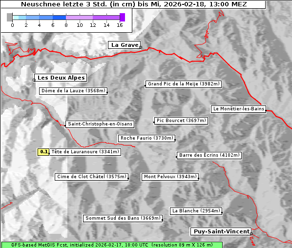 Neuschnee, 18. 2. 2026