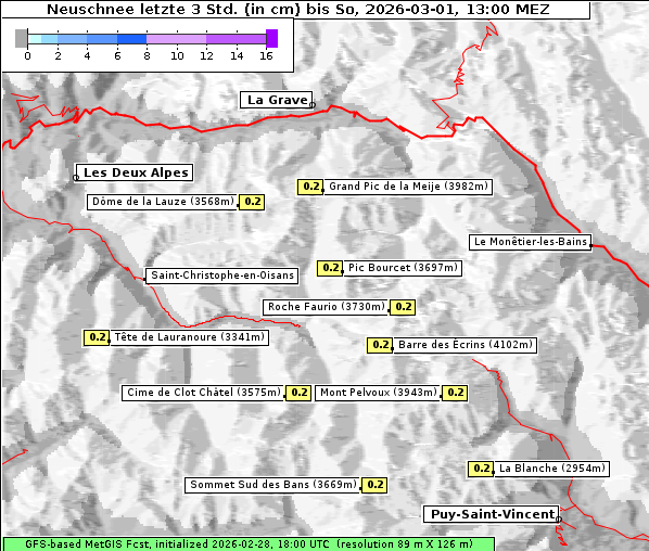 Neuschnee, 1. 3. 2026