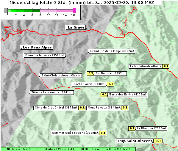 Niederschlag, 20. 12. 2025