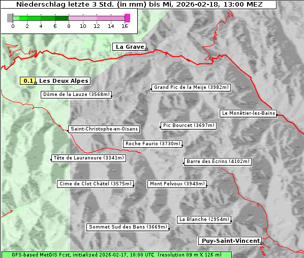 Niederschlag, 18. 2. 2026