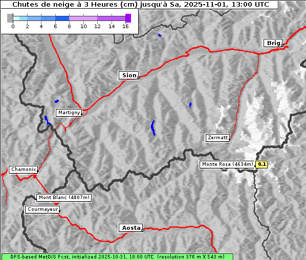 Neuschnee, 1. 11. 2025