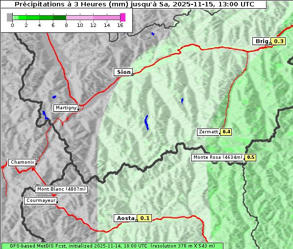 Niederschlag, 15. 11. 2025