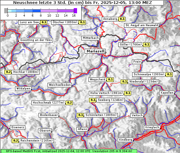 Neuschnee, 5. 12. 2025