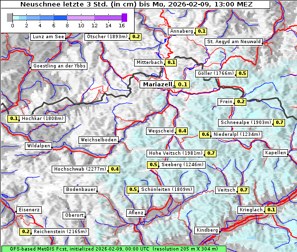 Neuschnee, 9. 2. 2026