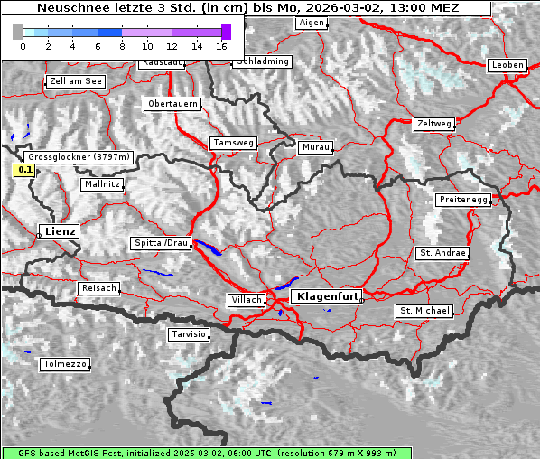 Neuschnee, 2. 3. 2026