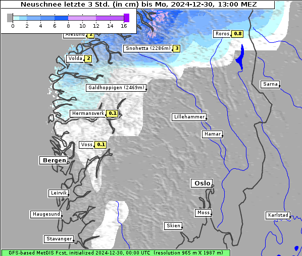 Neuschnee, 30. 12. 2024