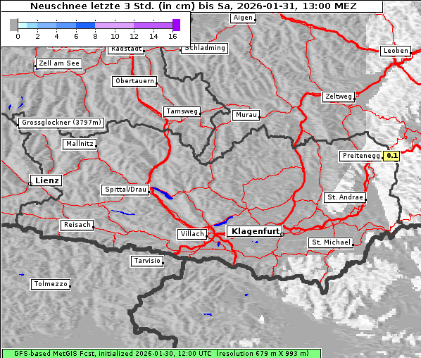 Neuschnee, 31. 1. 2026