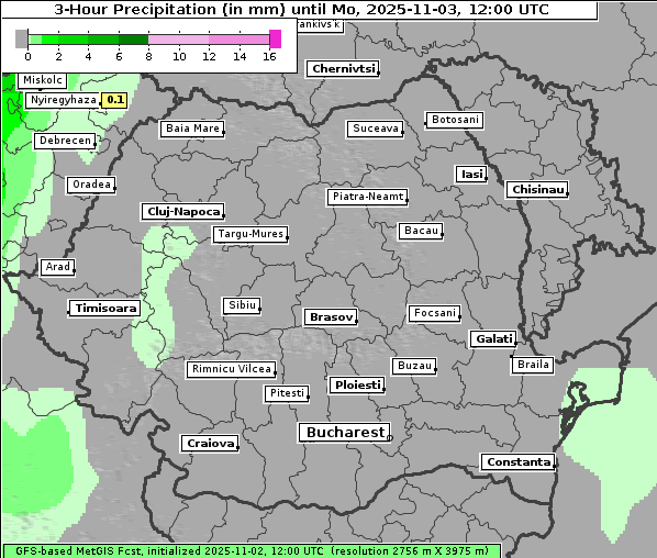 Niederschlag, 3. 11. 2025