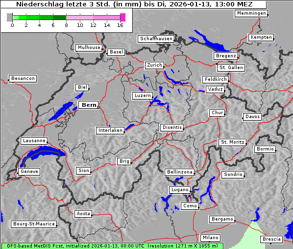 Niederschlag, 13. 1. 2026
