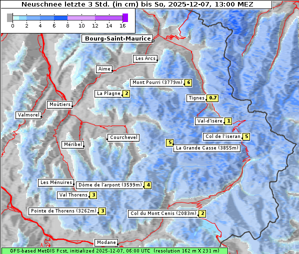 Neuschnee, 7. 12. 2025