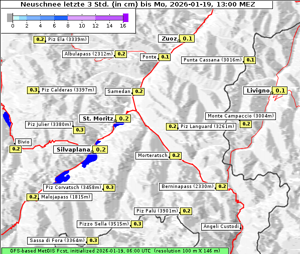 Neuschnee, 19. 1. 2026