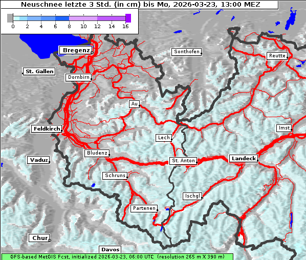 Neuschnee, 23. 3. 2026