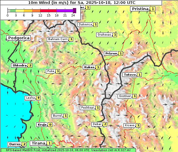 Wind, 18. 10. 2025