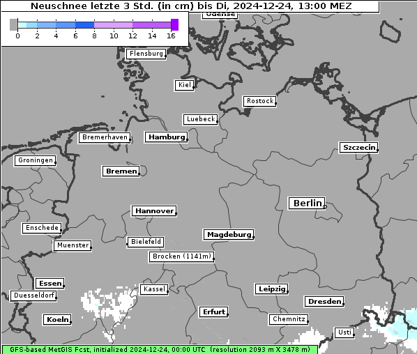 Neuschnee, 24. 12. 2024