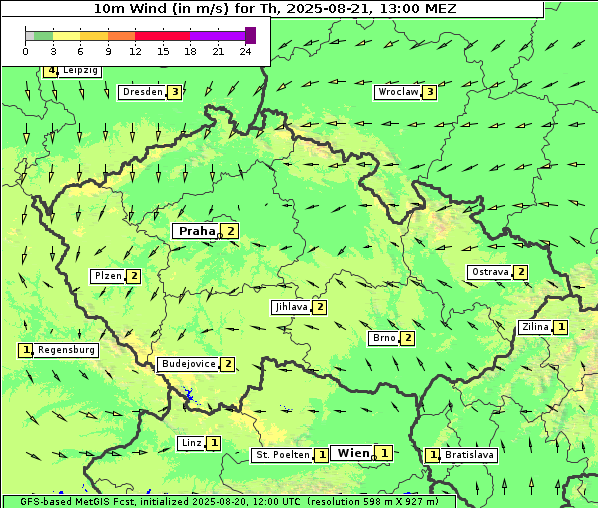 Wind, 21. 8. 2025