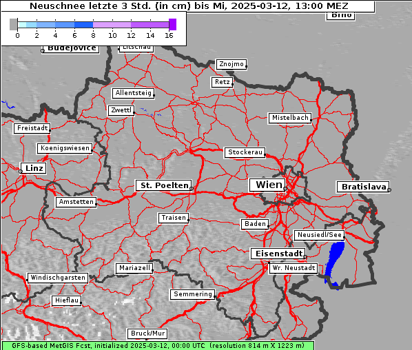 Neuschnee, 12. 3. 2025