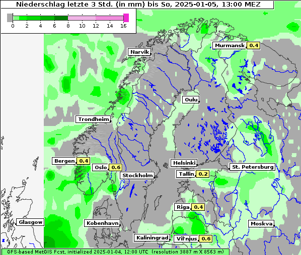 Niederschlag, 5. 1. 2025