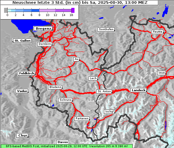 Neuschnee, 30. 8. 2025
