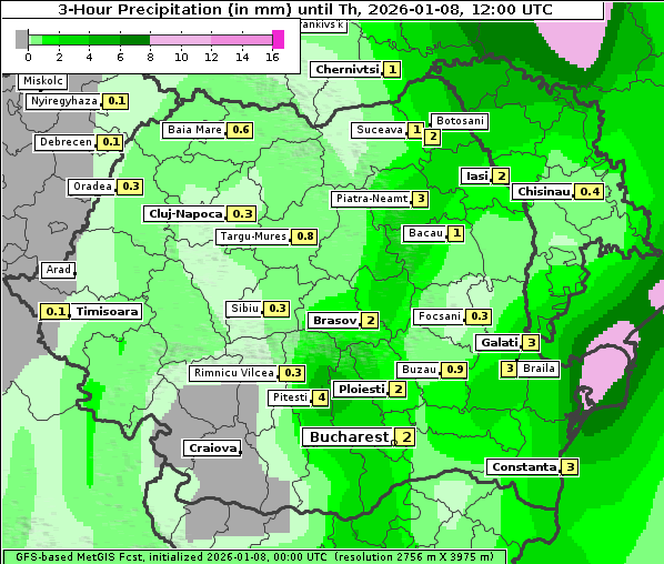 Niederschlag, 8. 1. 2026