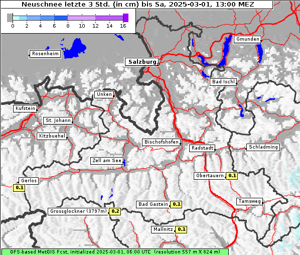 Neuschnee, 1. 3. 2025