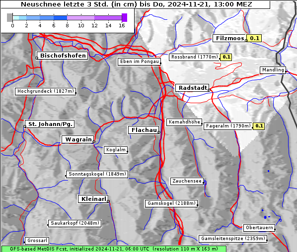 Neuschnee, 21. 11. 2024