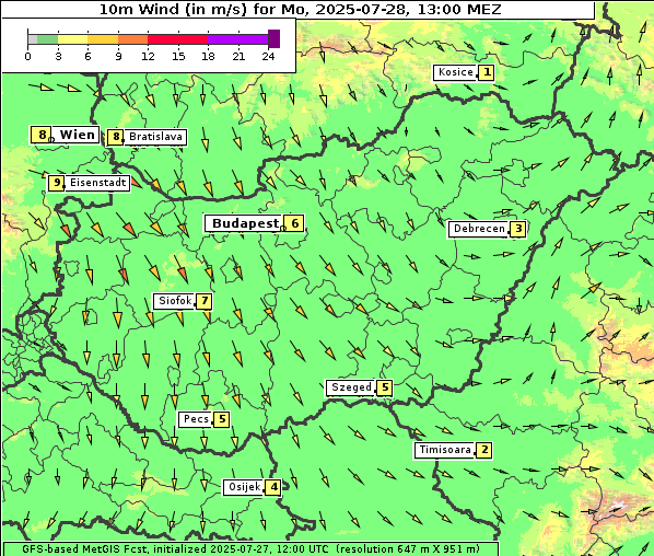 Wind, 28. 7. 2025