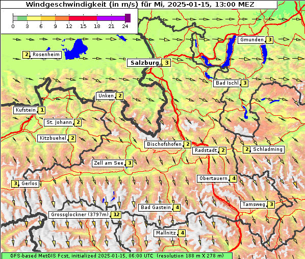 Wind, 15. 1. 2025