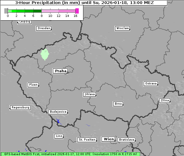 Niederschlag, 18. 1. 2026