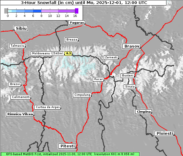 Neuschnee, 1. 12. 2025