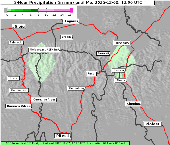 Niederschlag, 8. 12. 2025