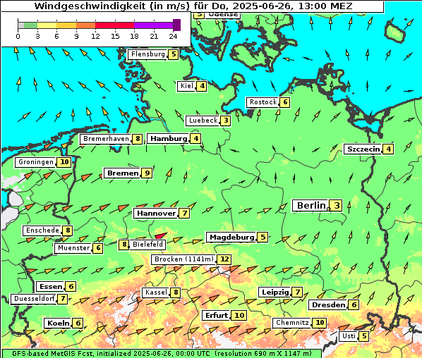 Wind, 26. 6. 2025