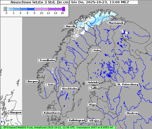 Neuschnee, 23. 10. 2025