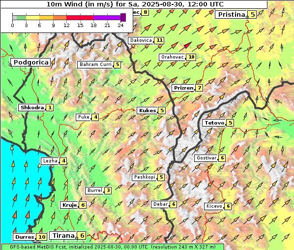Wind, 30. 8. 2025
