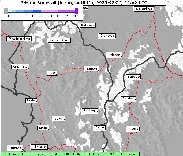 Neuschnee, 24. 2. 2025