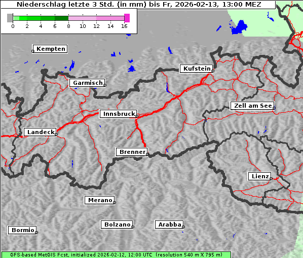Niederschlag, 13. 2. 2026