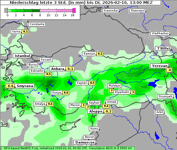 Niederschlag, 10. 2. 2026