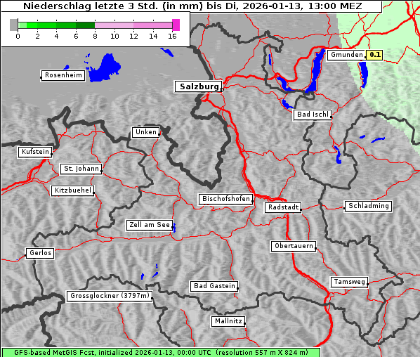 Niederschlag, 13. 1. 2026