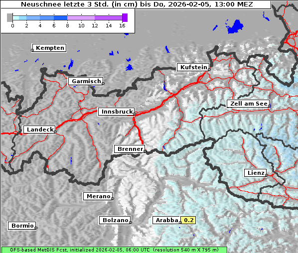 Neuschnee, 5. 2. 2026