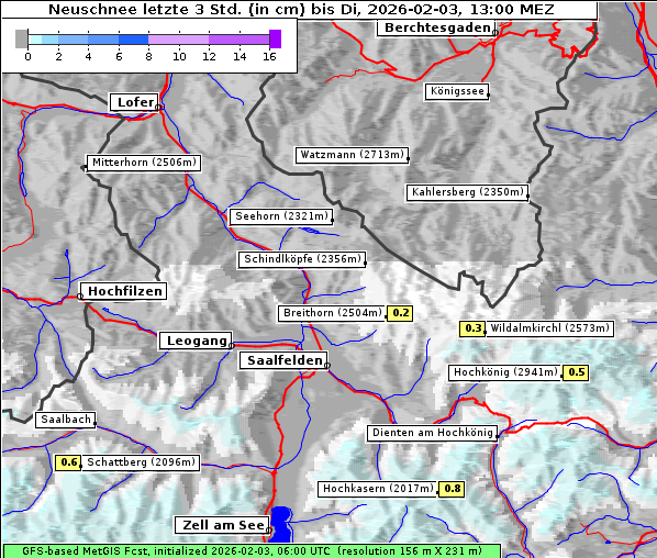Neuschnee, 3. 2. 2026
