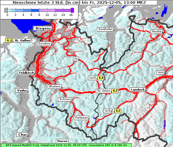 Neuschnee, 5. 12. 2025