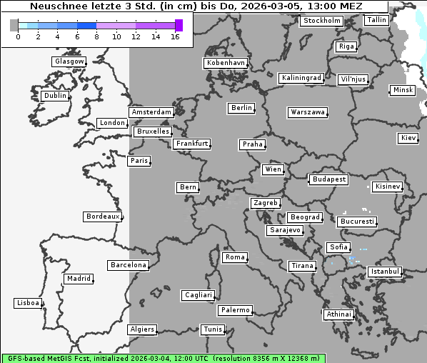 Neuschnee, 5. 3. 2026